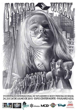 Cartaz da Tattoo Week São Paulo de 2015