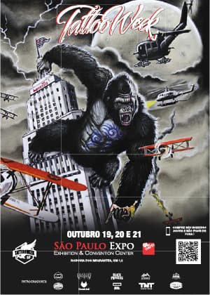Cartaz da Tattoo Week São Paulo de 2018
